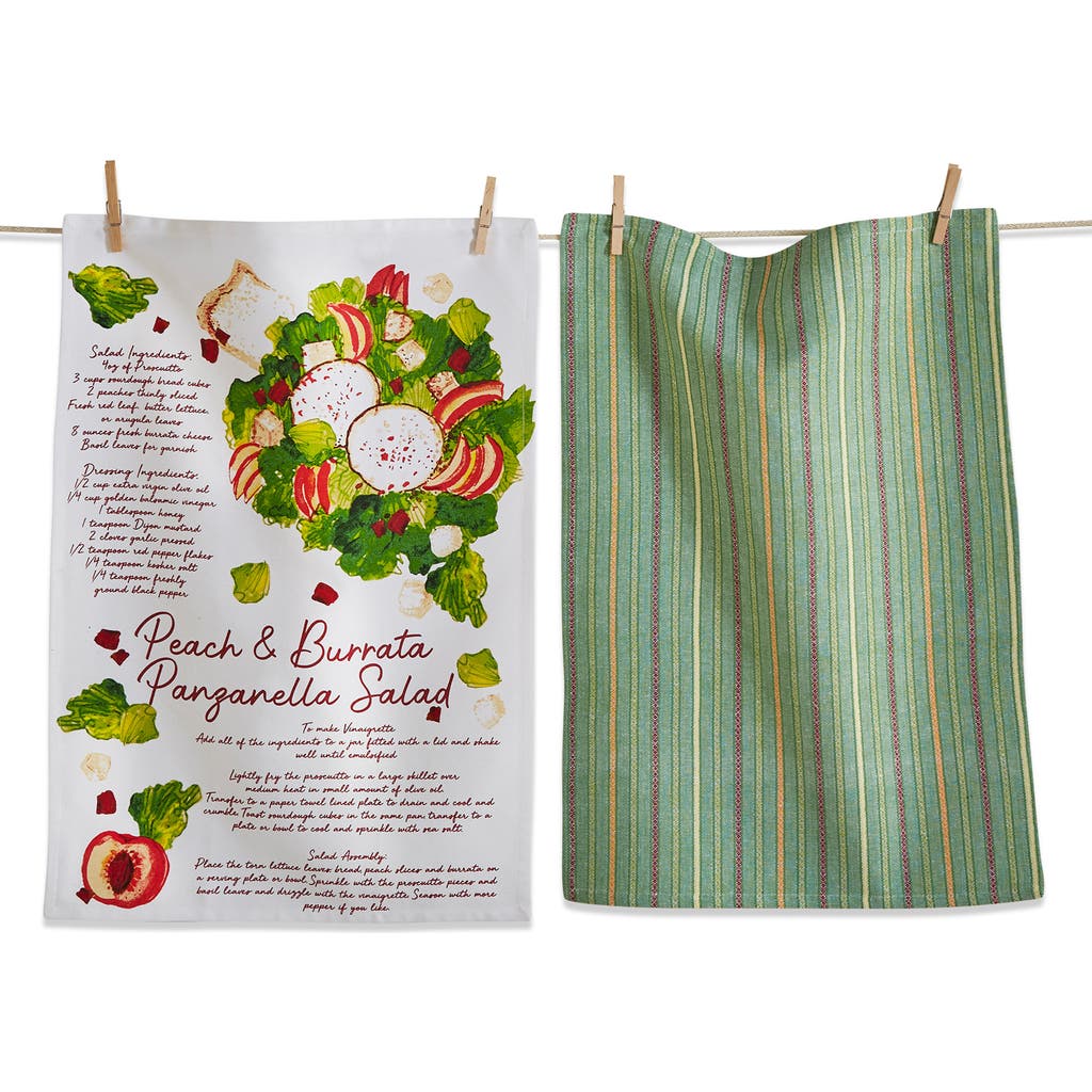 Tag Panzella Salad Set Of 2 Assorted Kitchen Towels