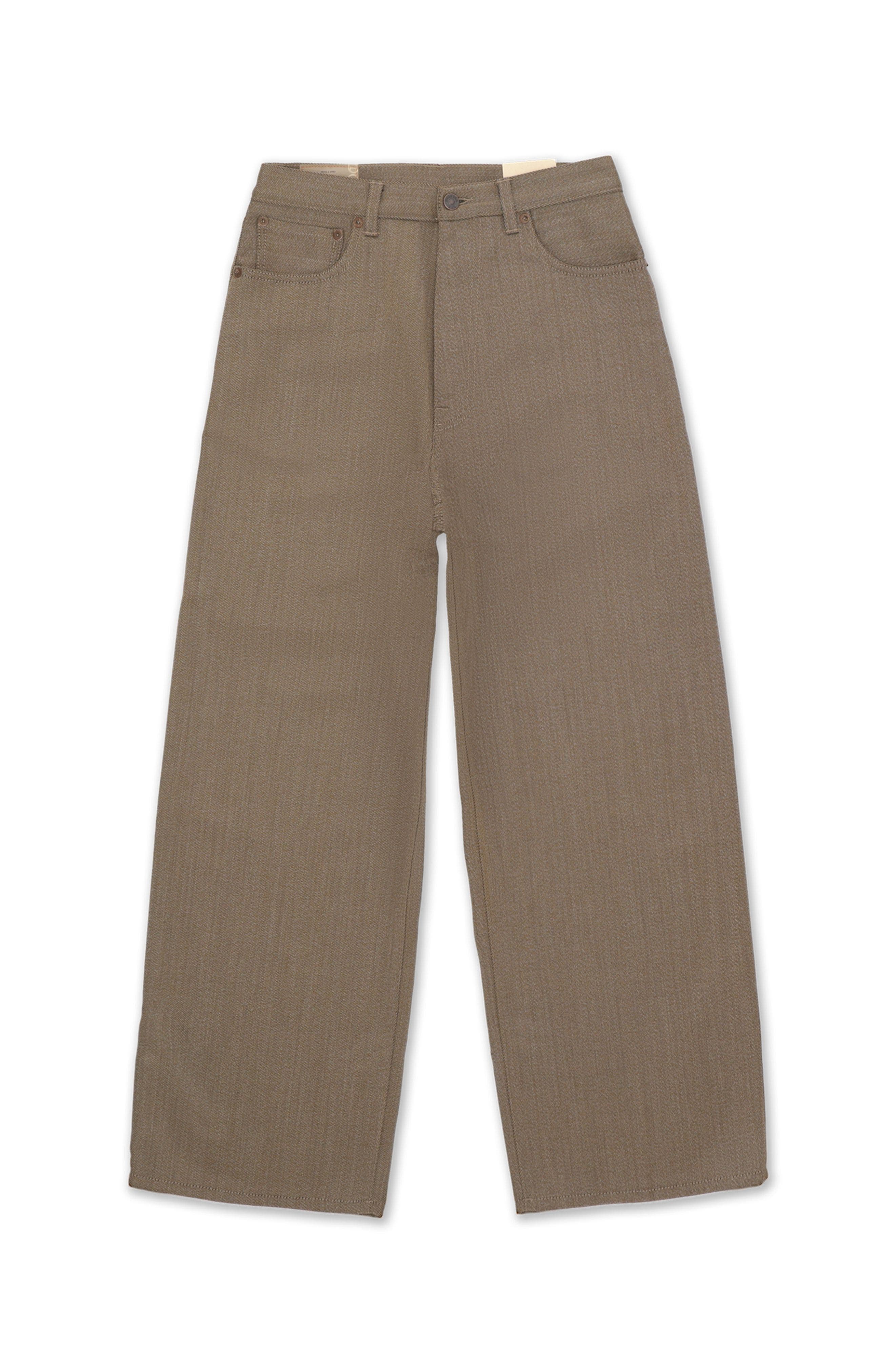Wide Leg Wool Trousers