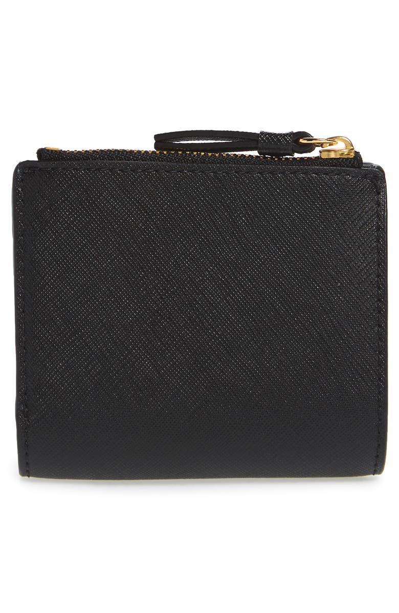 Tory Burch Mini Robinson Wallet Leather Bifold Wallet, Alternate, color,