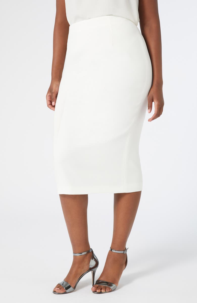 Marina Rinaldi Colonna Cady Midi Pencil Skirt, Main, color, 