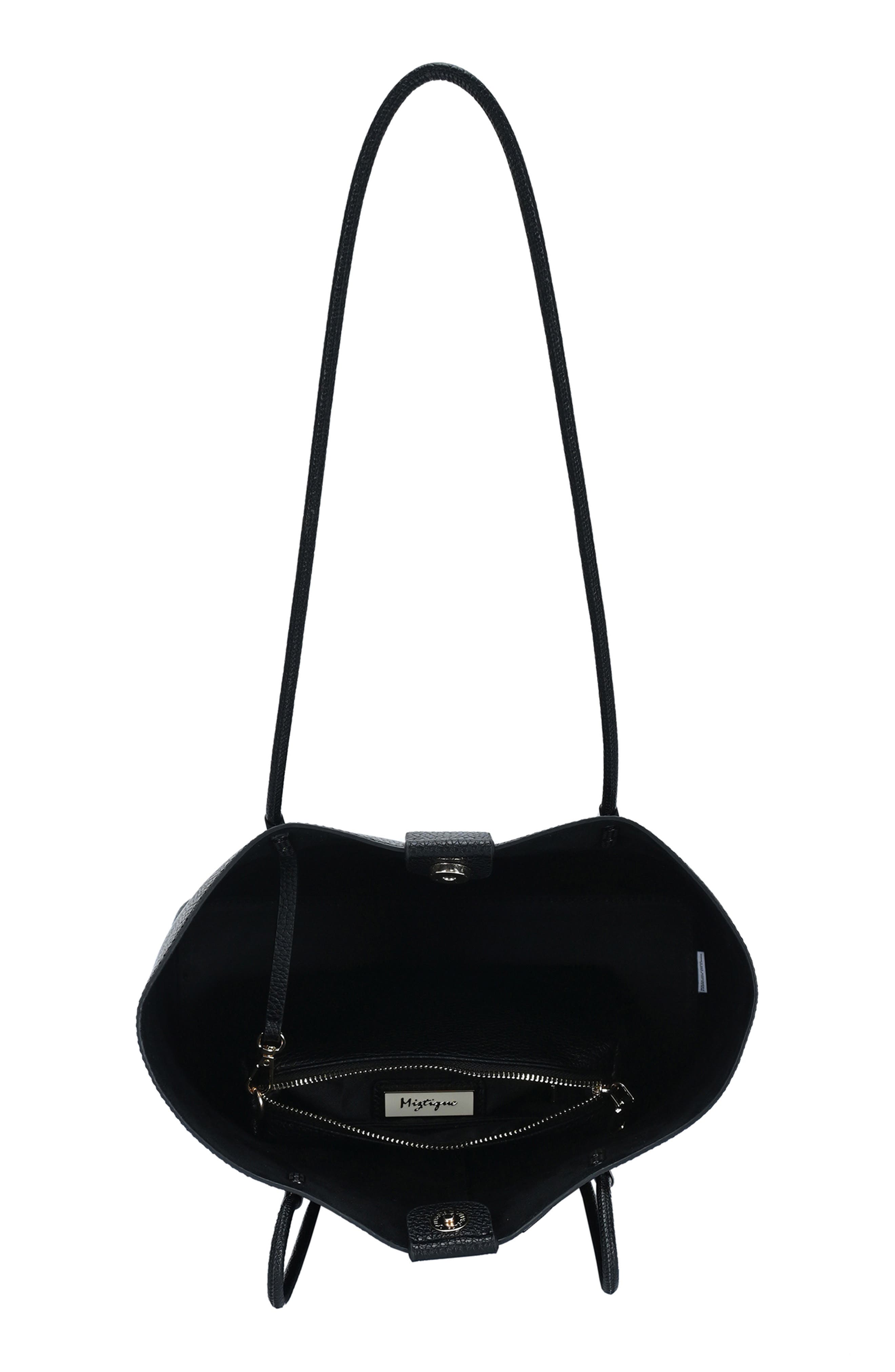 Miztique Front Seam Tote, Alternate, color, Black