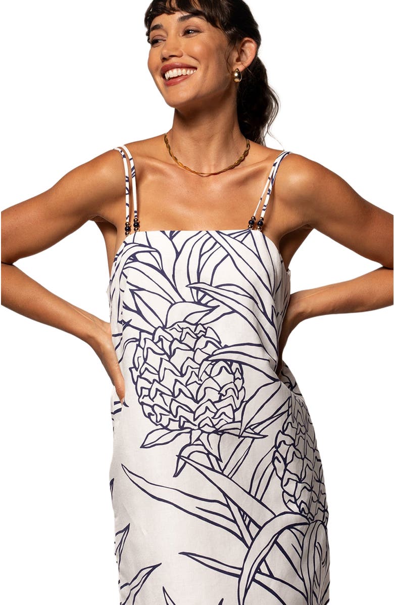 Tori Richard Pineapple Isle Kate Dress, Alternate, color, 