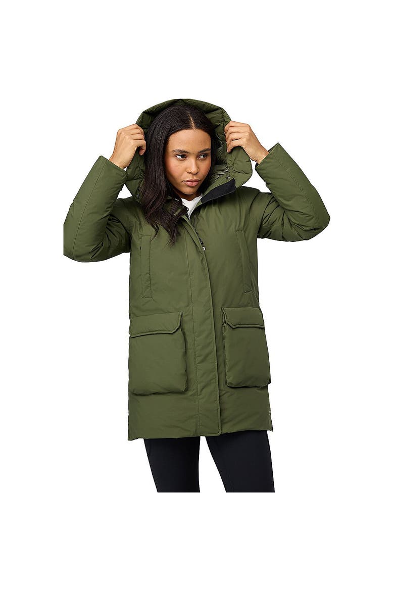 Floeberg Hs Thermo Hooded Coat - Women's, Main, color, Dark Marsh