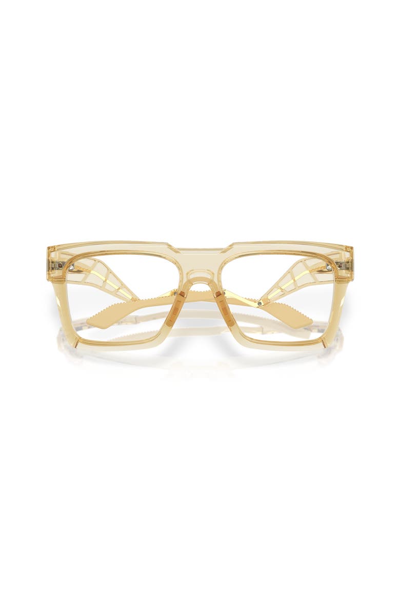 57mm Square optical glasses, Alternate, color, Brown