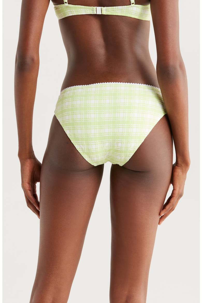 The Daphne Matcha High Cut Bikini Bottoms, Alternate, color, MATCHA