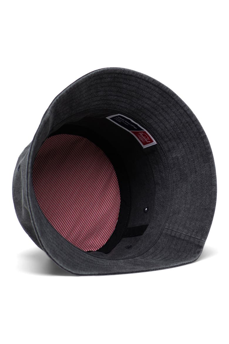 Norman Cotton Twill Bucket Hat, Alternate, color, BLACK
