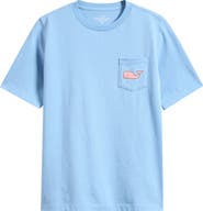 vineyard vines Kids' Sticker Whales Pocket Graphic T-Shirt