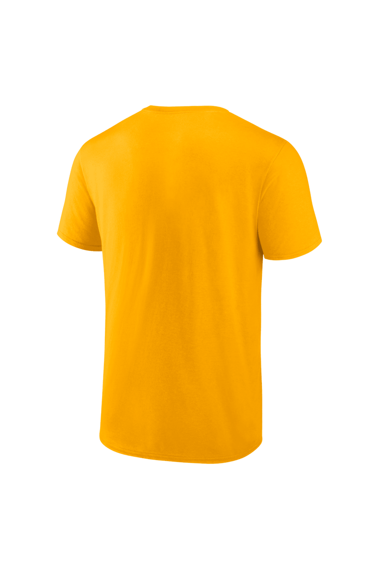 Men's Logo Athletic Gold Los Angeles Lakers Wordmark T-Shirt, Alternate, color, Gold