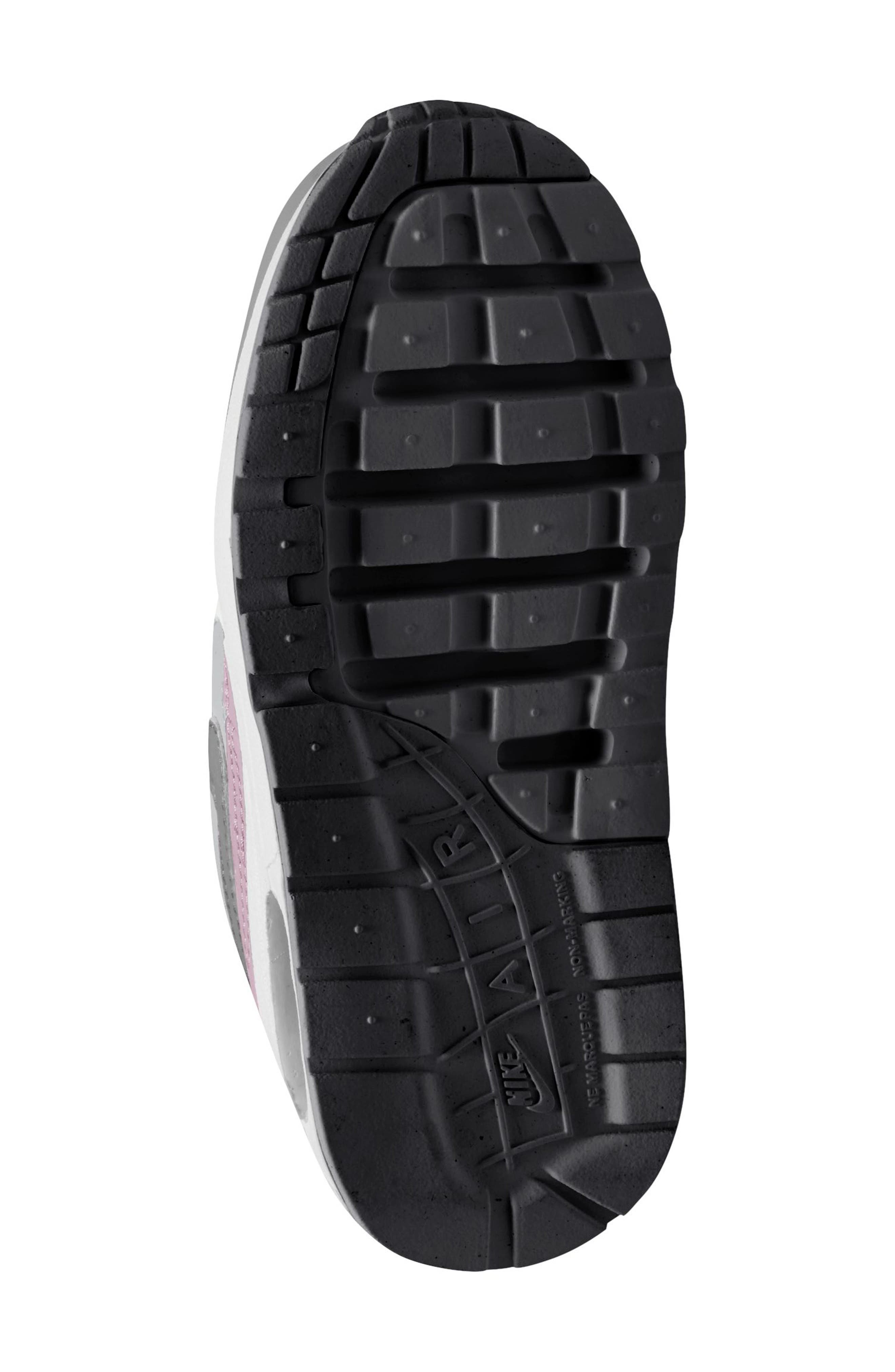 Nike Kids' Air Max 1 EasyOn Sneaker, Alternate, color, White/ Dark Grey/ Wolf Grey