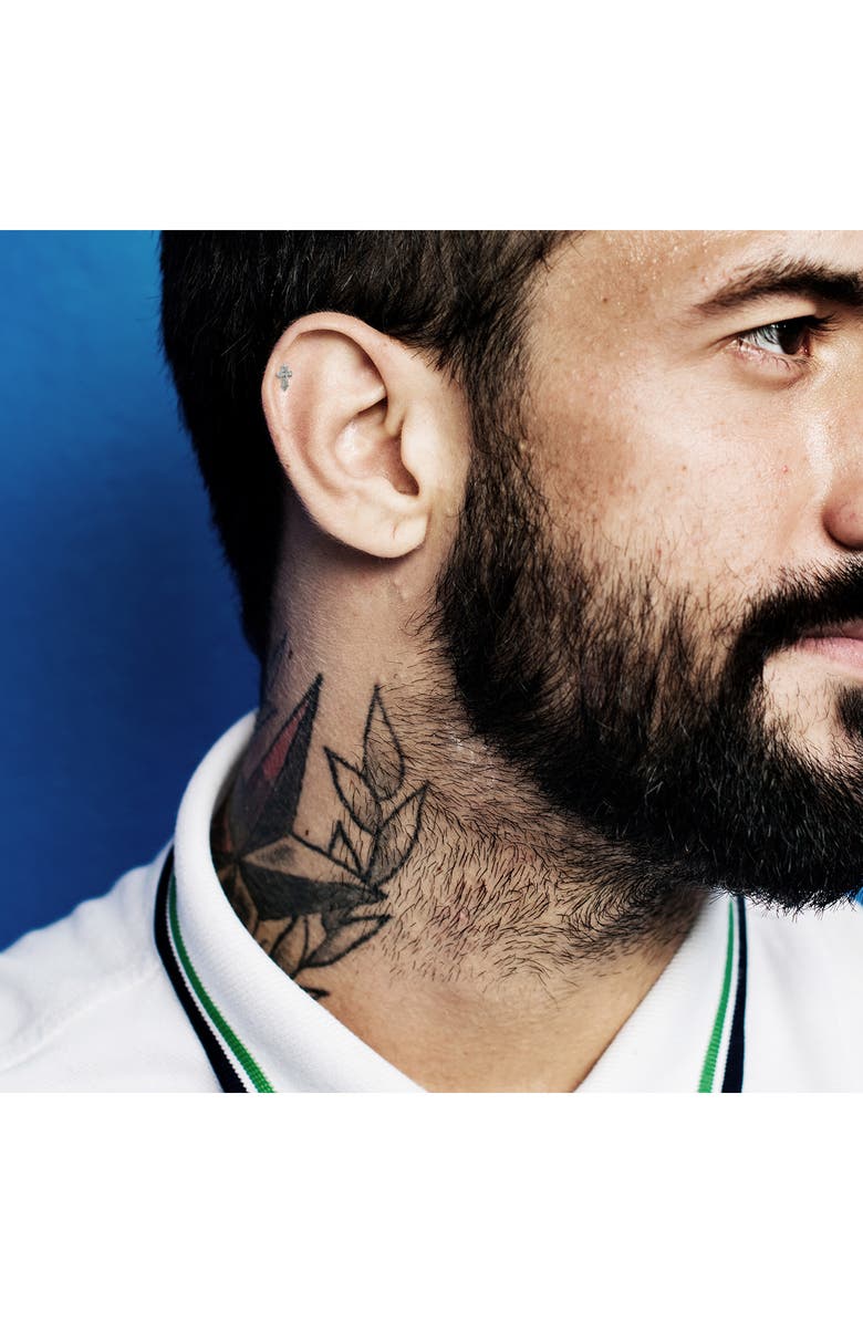 AllSaints Cross Single Stud Earring, Alternate, color,