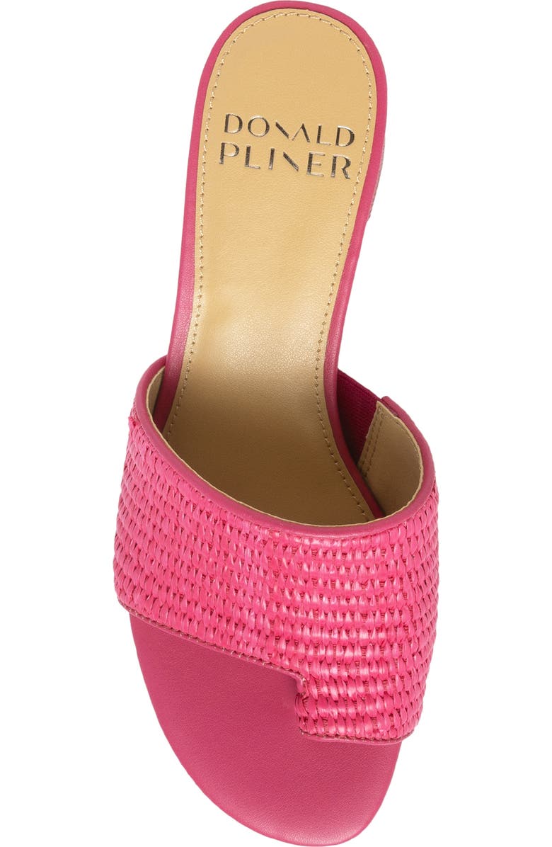 Donald Pliner Naia Embossed Slide Sandal, Alternate, color, Magenta