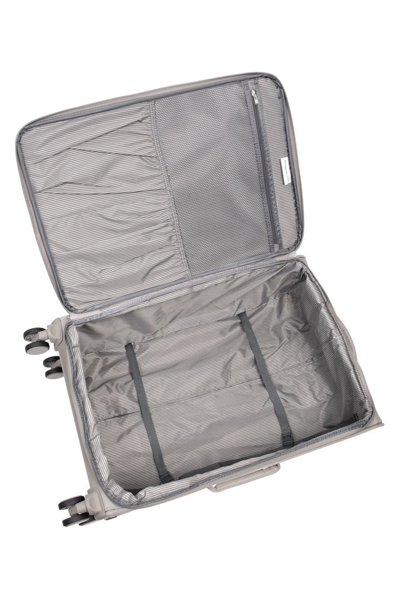 Lustrous Lux 27-Inch Softside Spinner Luggage, Alternate, color, MOON ROCK