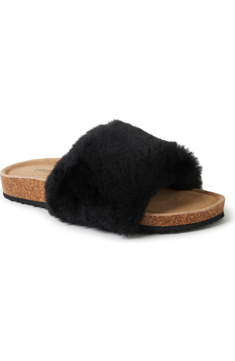 FIRESIDE BY DEARFOAMS Canberra Genuine Shearling Slipper, Main, color,