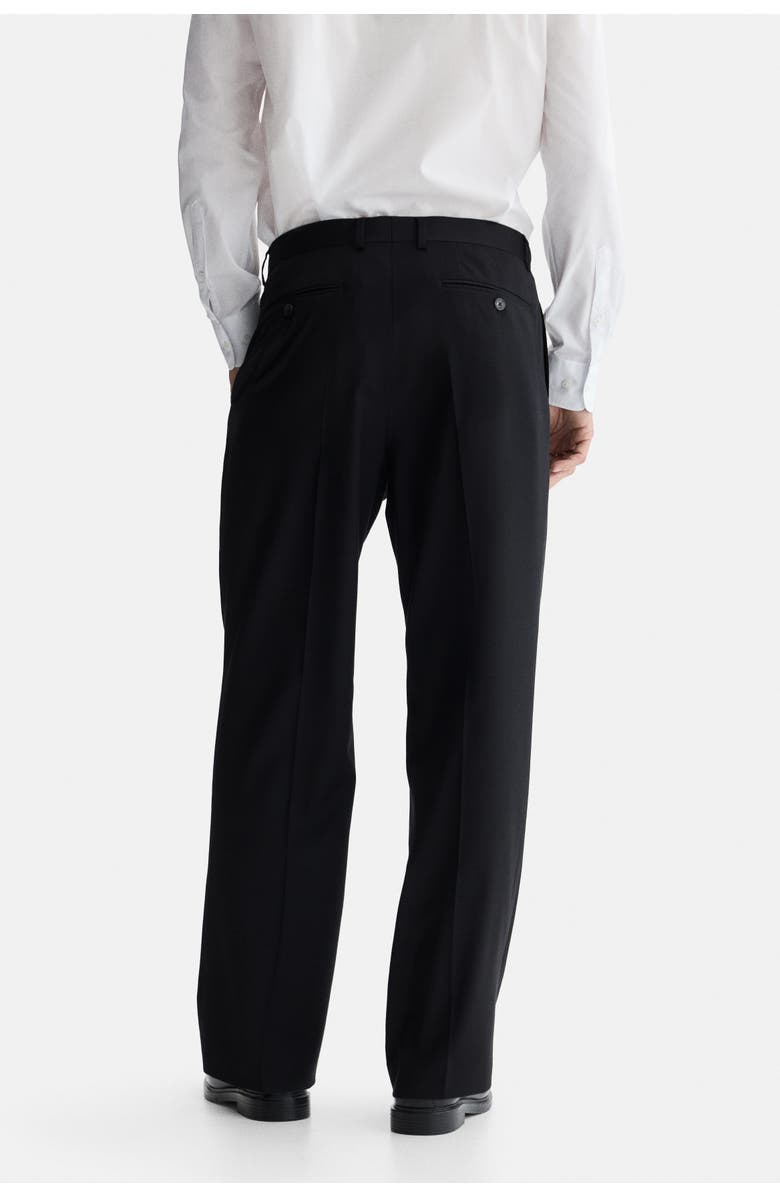 H&M Regular Fit Tailored Trousers, Alternate, color, Black