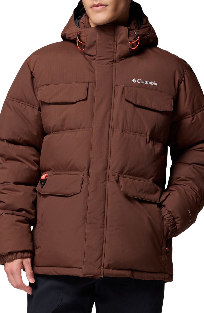 Columbia Landroamer<sup>™</sup> Water Repellent Puffer Jacket, Main, color, Tobacco