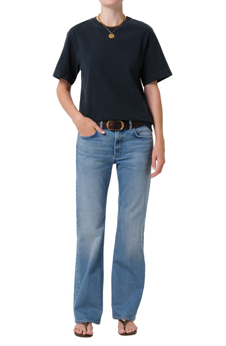 Citizens of Humanity Goldie T-Shirt, Alternate, color, Washed Black