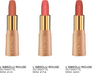 LANCOME L'Absolu Rouge Intimate 2本セット L'Absolu Rouge Intimatte Lipstick Holiday 2024 Mini Set