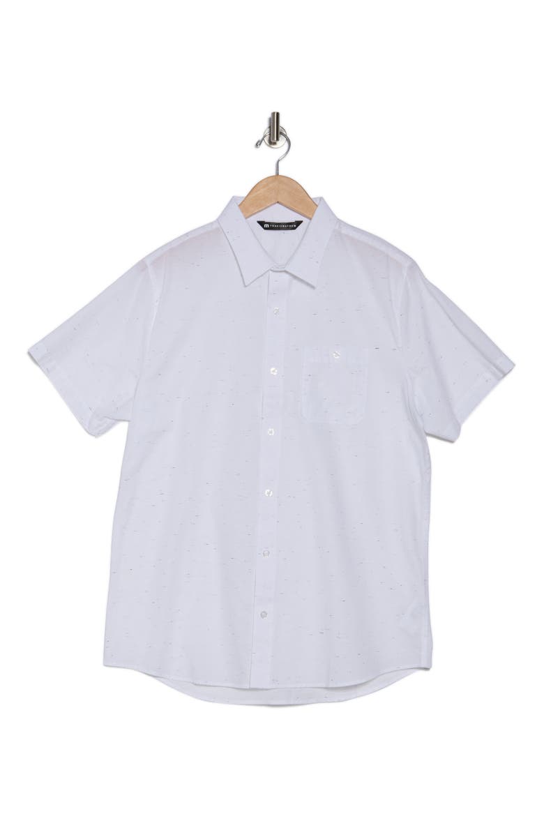 Studebaker Regular Fit Short Sleeve Shirt, Alternate, color, WHITE