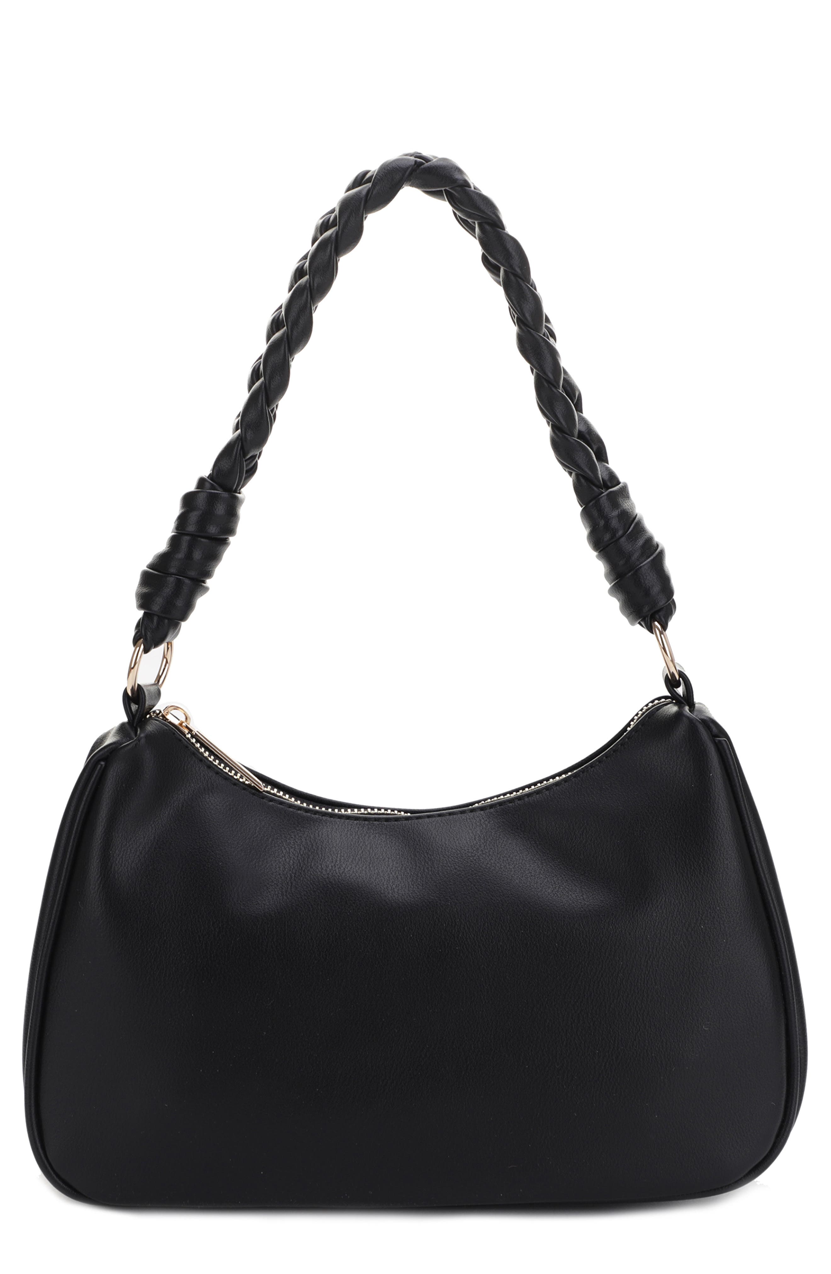 Mali + Lili Sarah Vegan Leather Shoulder Bag, Main, color, 