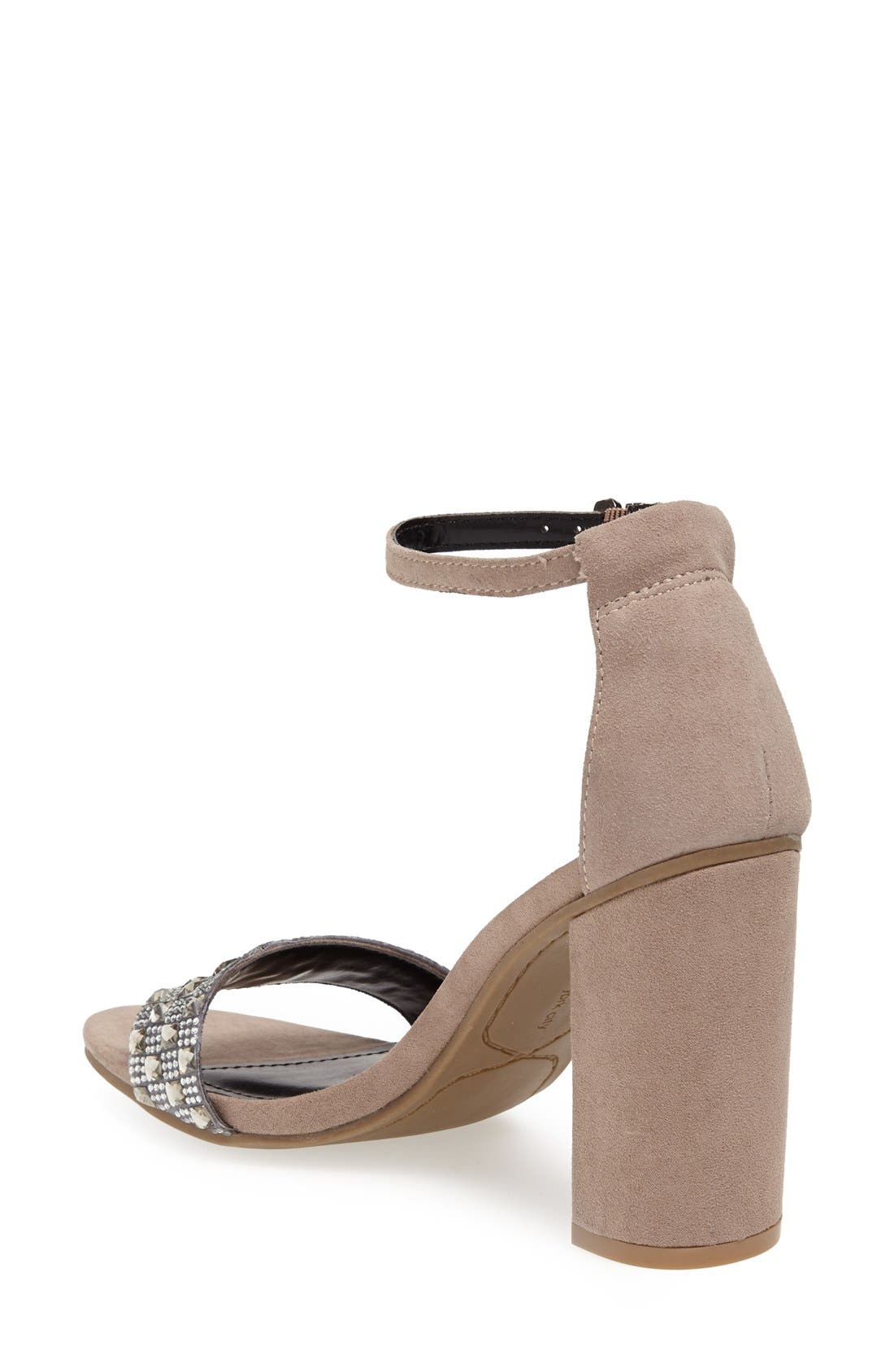 Kenneth Cole Reaction 'Tart Pie' Sandal, Alternate, color, TAUPE SUEDE