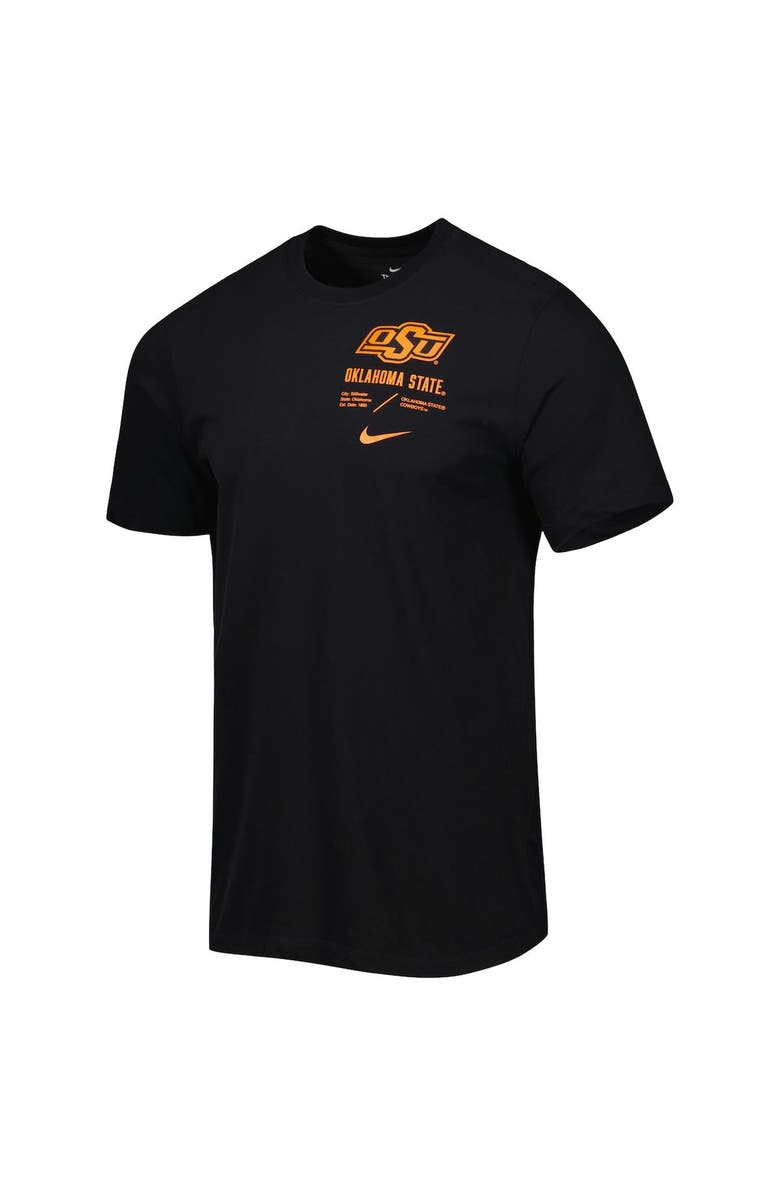 Nike Men's Nike Black Oklahoma State Cowboys Team Practice Performance T-Shirt, Alternate, color, 