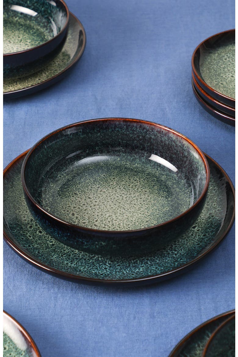 Remy Stoneware 24-Piece Dinnerware Set, Alternate, color, Blue