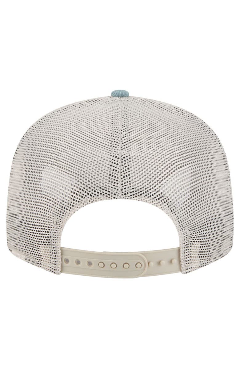 New Era Men's New Era Phoenix Suns Adventure Denim Split Panel 9FIFTY Snapback Trucker Hat, Alternate, color, Denim