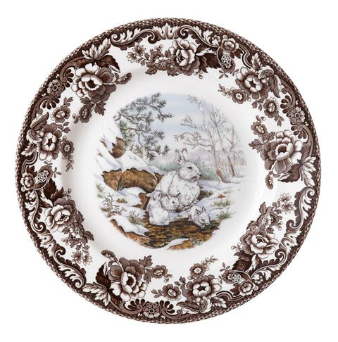Woodland American Wildlife 8" Salad Plate