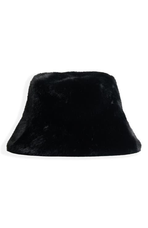 Cora Faux Fur Bucket Hat