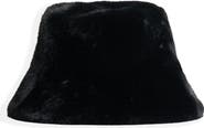 Noize Cora Faux Fur Bucket Hat