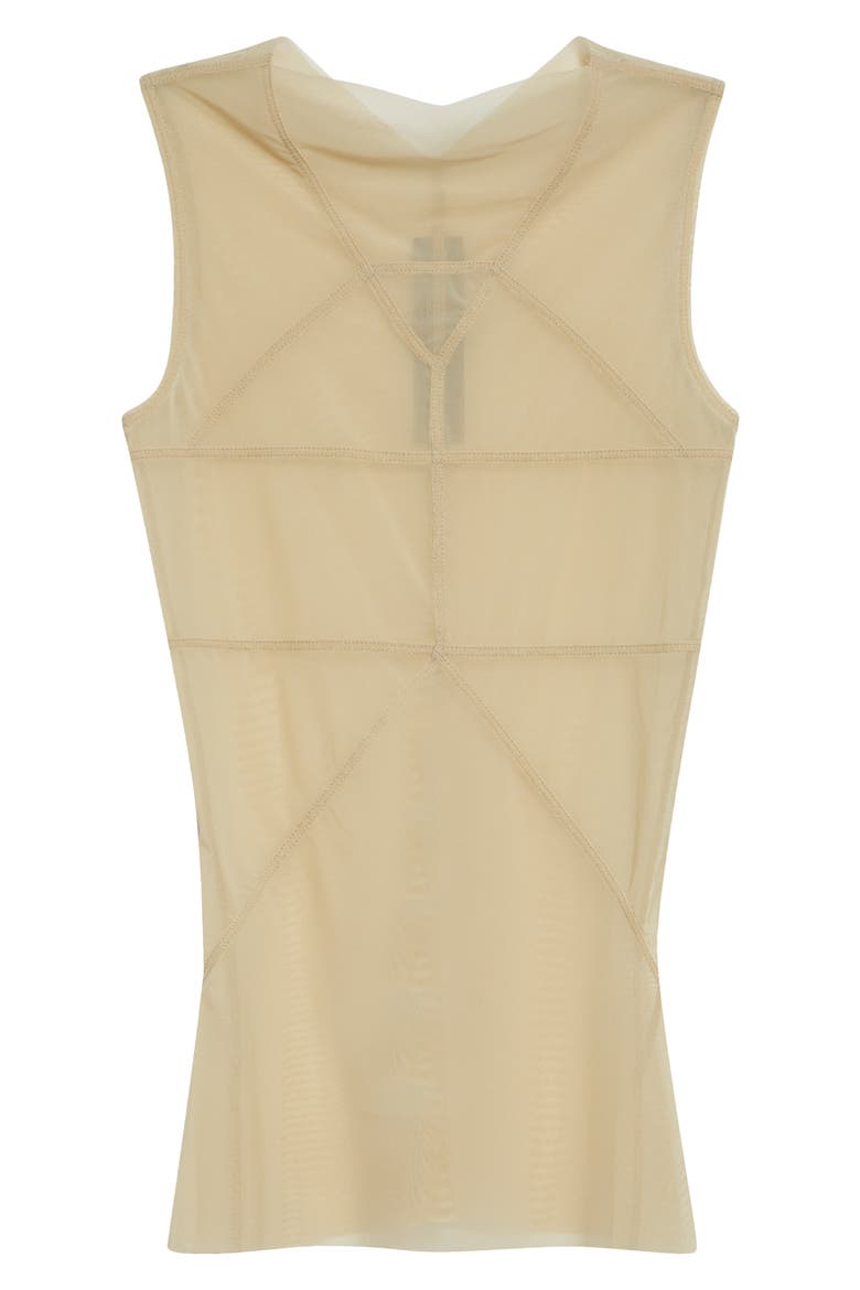Temple Sleeveless Tulle Top, Alternate, color, SAND