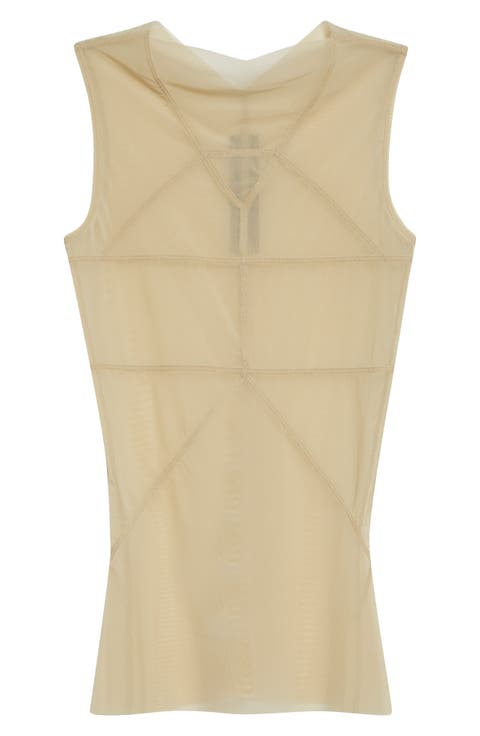 Temple Sleeveless Tulle Top