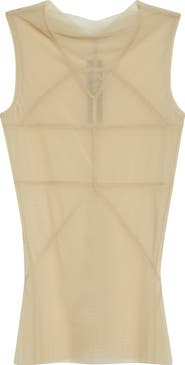 Rick Owens Temple Sleeveless Tulle Top