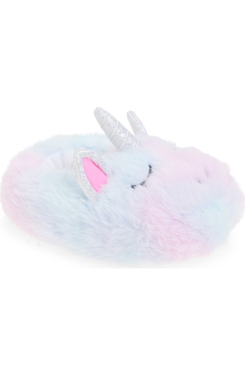 Tucker + Tate Kids' Unicorn Faux Fur Slipper, Main, color, Rainbow Multi