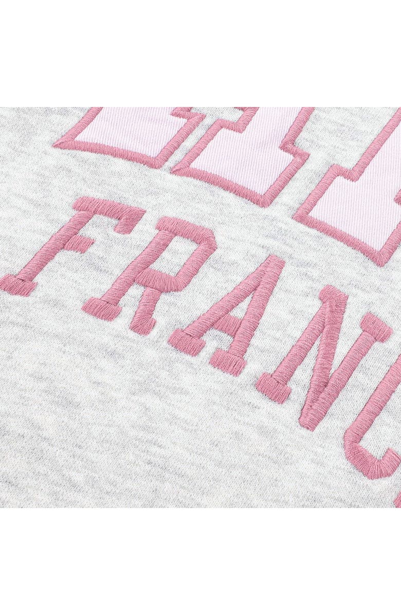 abercrombie kids Kids' I Heart Paris Fleece Graphic Sweatshirt, Alternate, color, Light Grey Heather