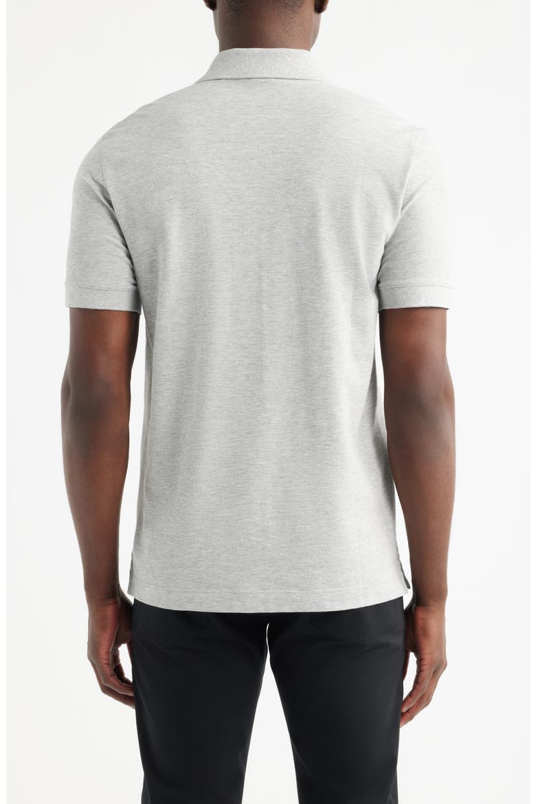 Pallas Cotton Piqué Polo, Alternate, color, OPEN GREY