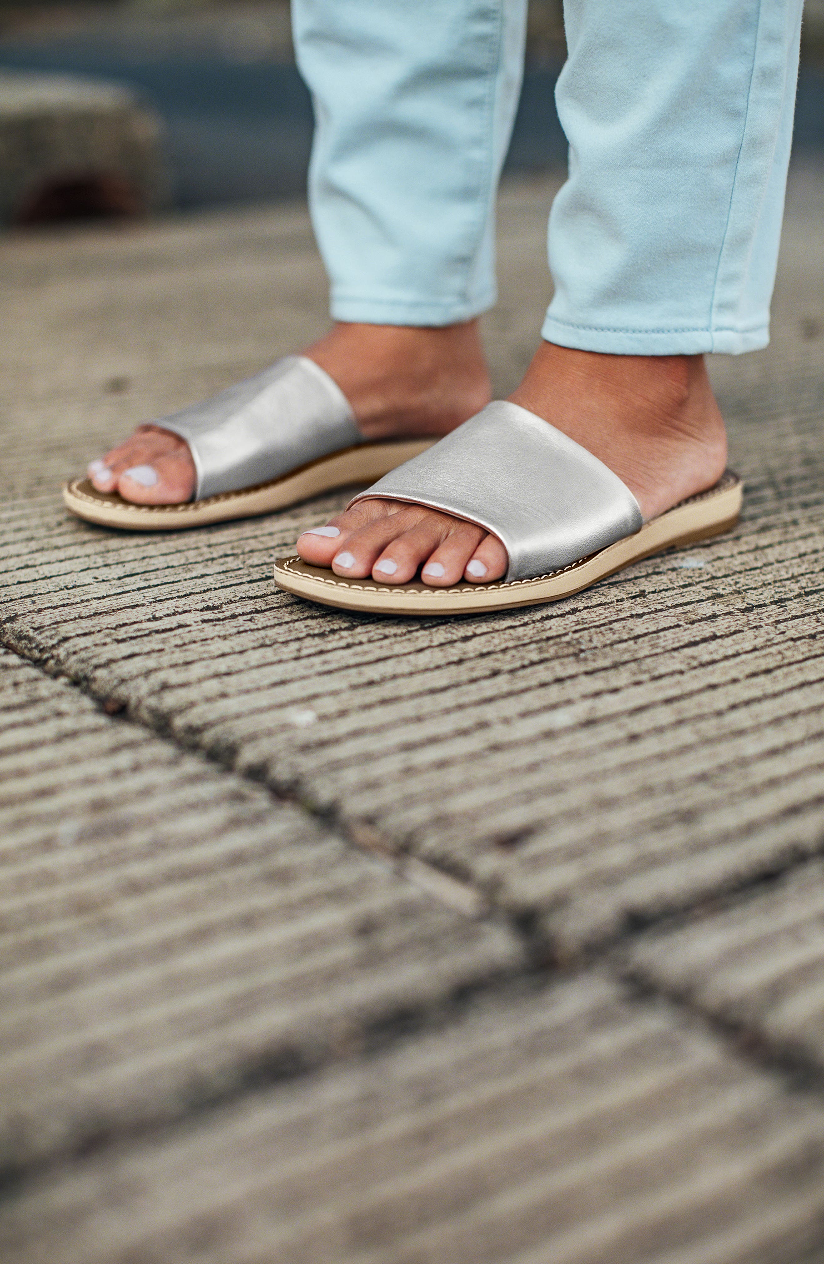 OluKai Nohie 'Olu Slide Sandal, Alternate, color, 