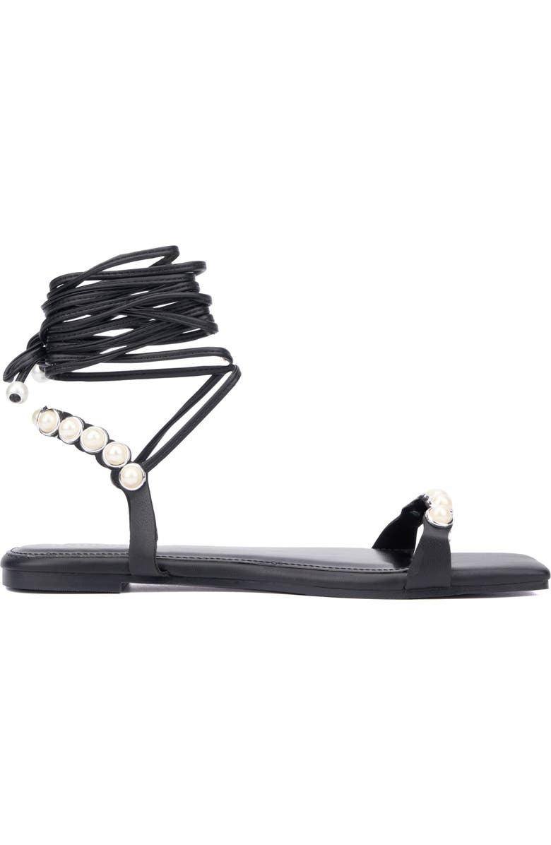 Fashion to Figure Sammie Imitation Pearl Sandal - Wide Width, Alternate, color,