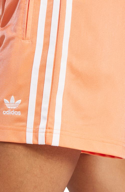 Adidas Originals Firebird Recycled Polyester Shorts In Semi Coral