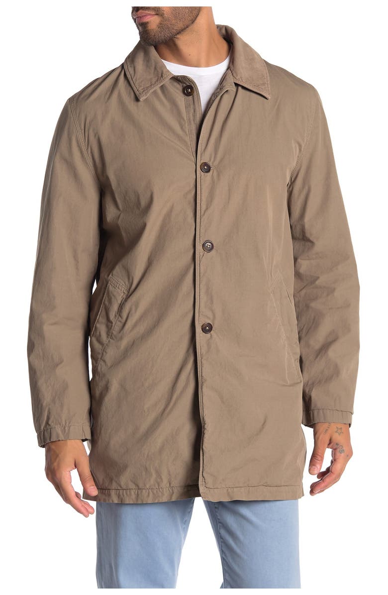 Save Khaki Fleece Lined Trench Coat, Main, color,