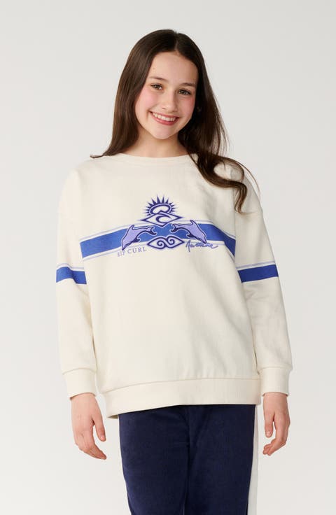 Kids' Dolphin Archive Crewneck Sweatshirt