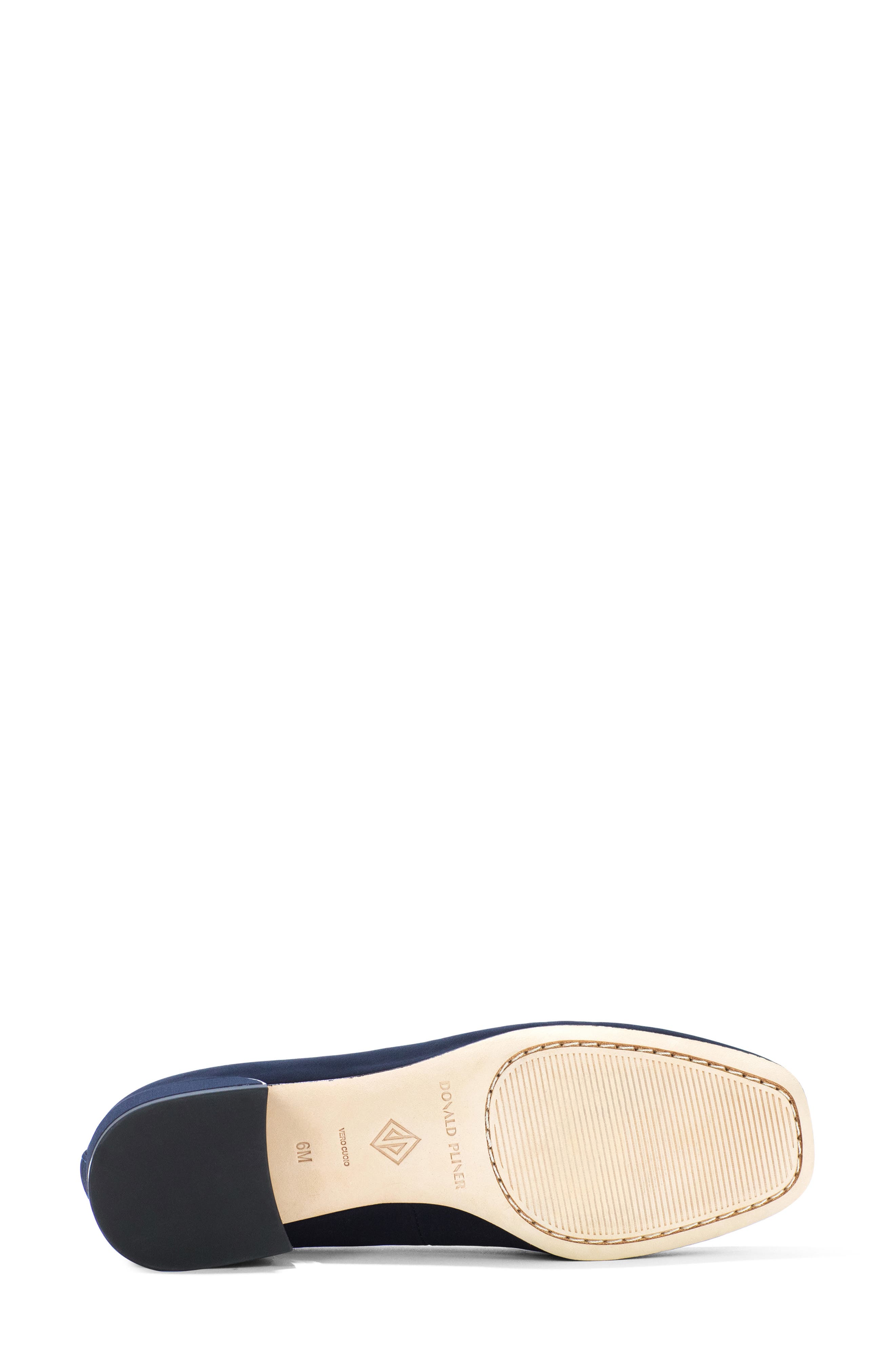 Drew Pump, Alternate, color, NAVY CREPE