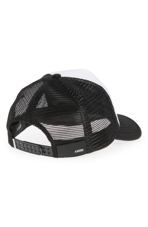 Amiri Groovy Trucker Hat In White