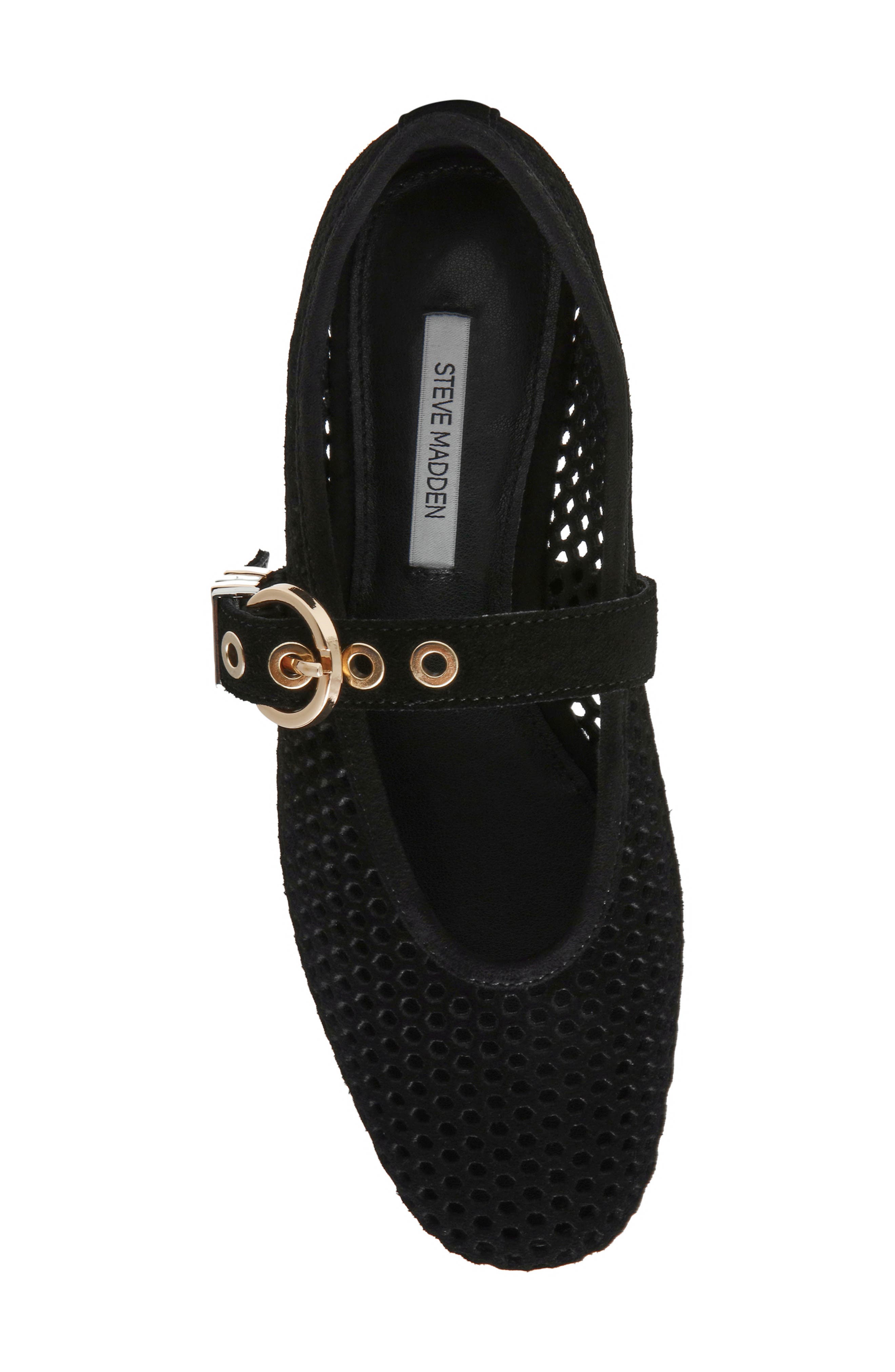 Обувь Steve Madden Lela Perforated Mary Jane Flat — фото 5