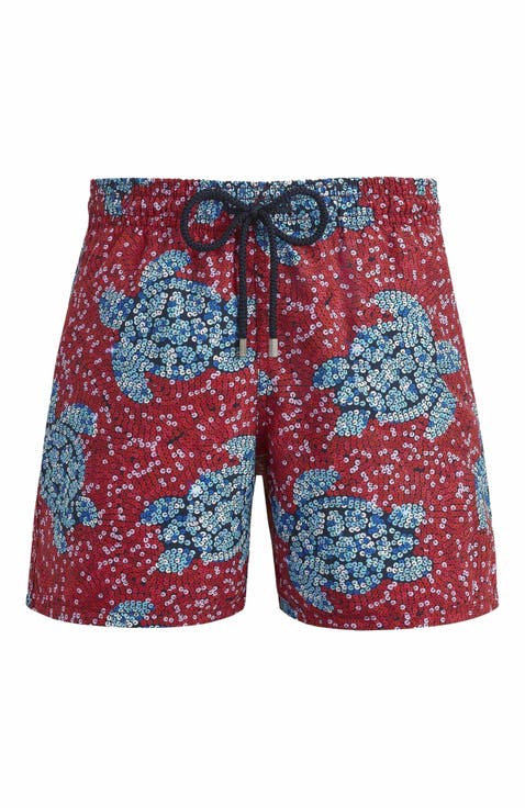 VILEBREQUIN Men Long Swim Shorts Turtles Sequins main image 1