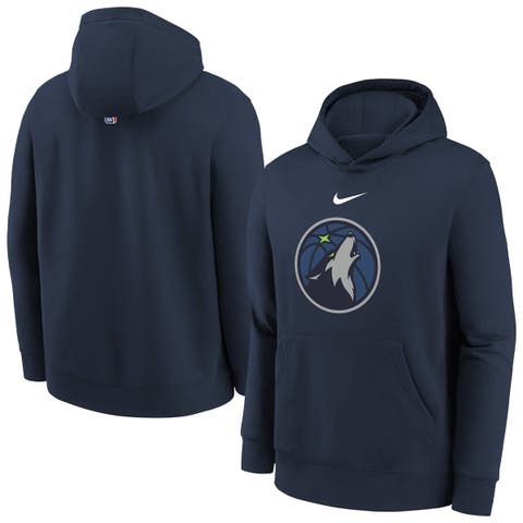 Youth Nike Navy Minnesota Timberwolves 2025/26 Club Fleece Hoodie