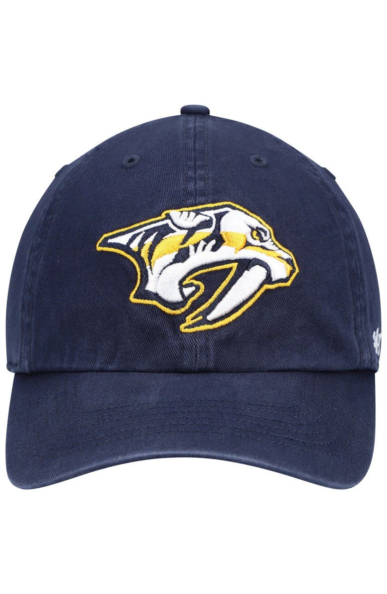 '47 Men's '47 Navy Nashville Predators Team Franchise Fitted Hat, Alternate, color, 