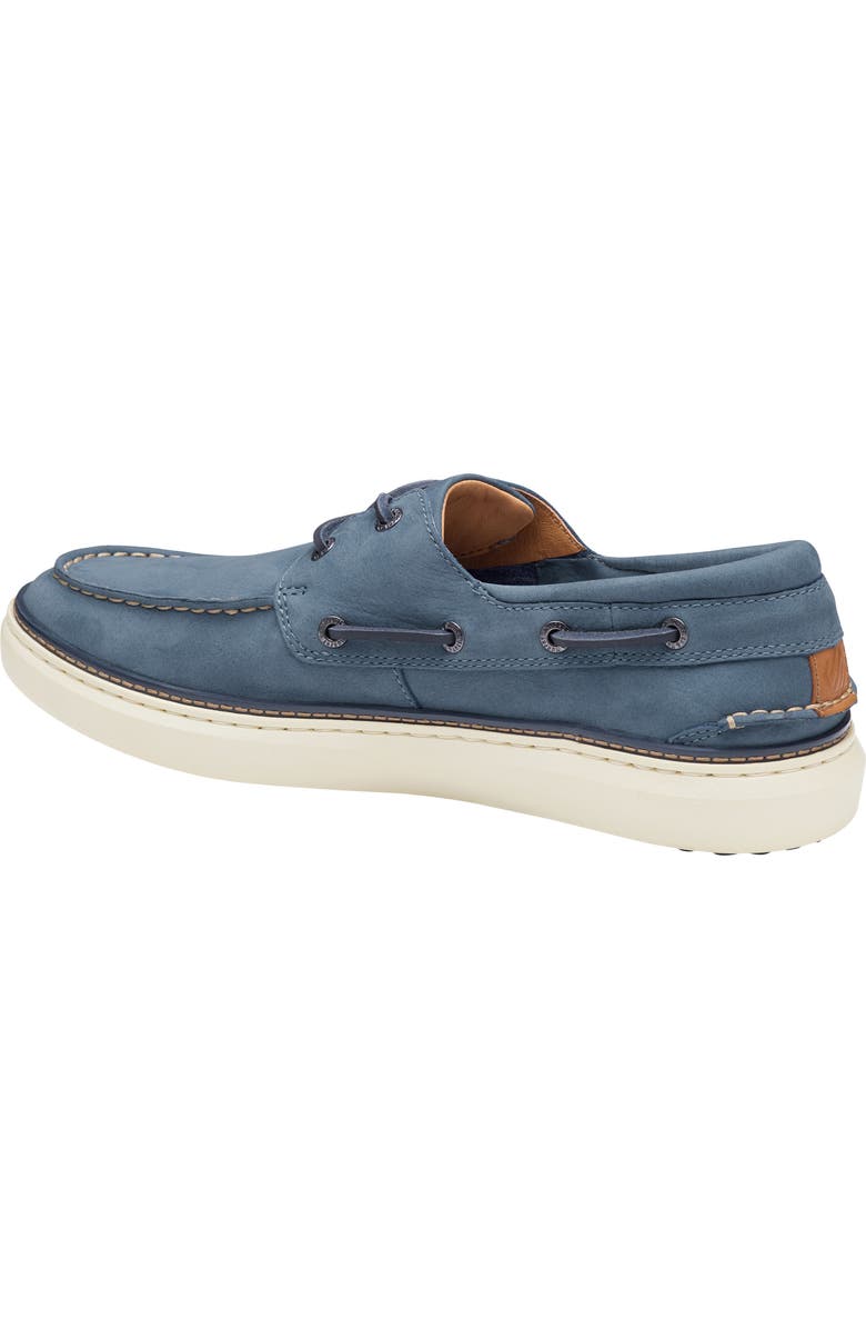 Johnston & Murphy McGuffey 2 Moc Toe Boat Shoe, Alternate, color, Denim Nubuck