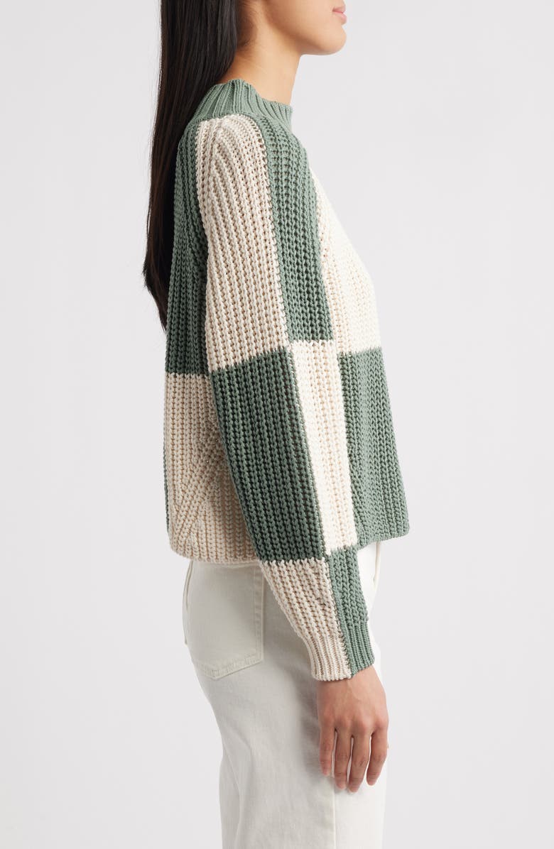 MARGARET O'LEARY Chessboard Sweater, Alternate, color, 