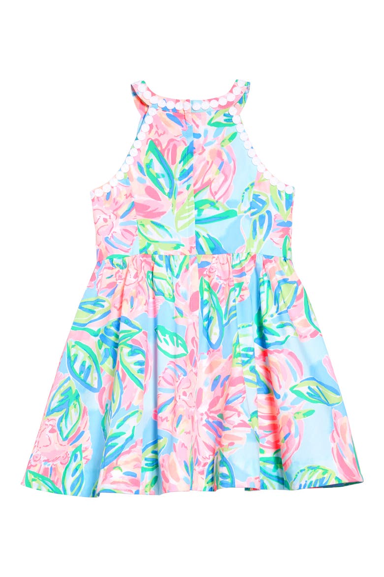 Little Kinley Dress, Alternate, color, MULTI TOTALLY BLOSSOM
